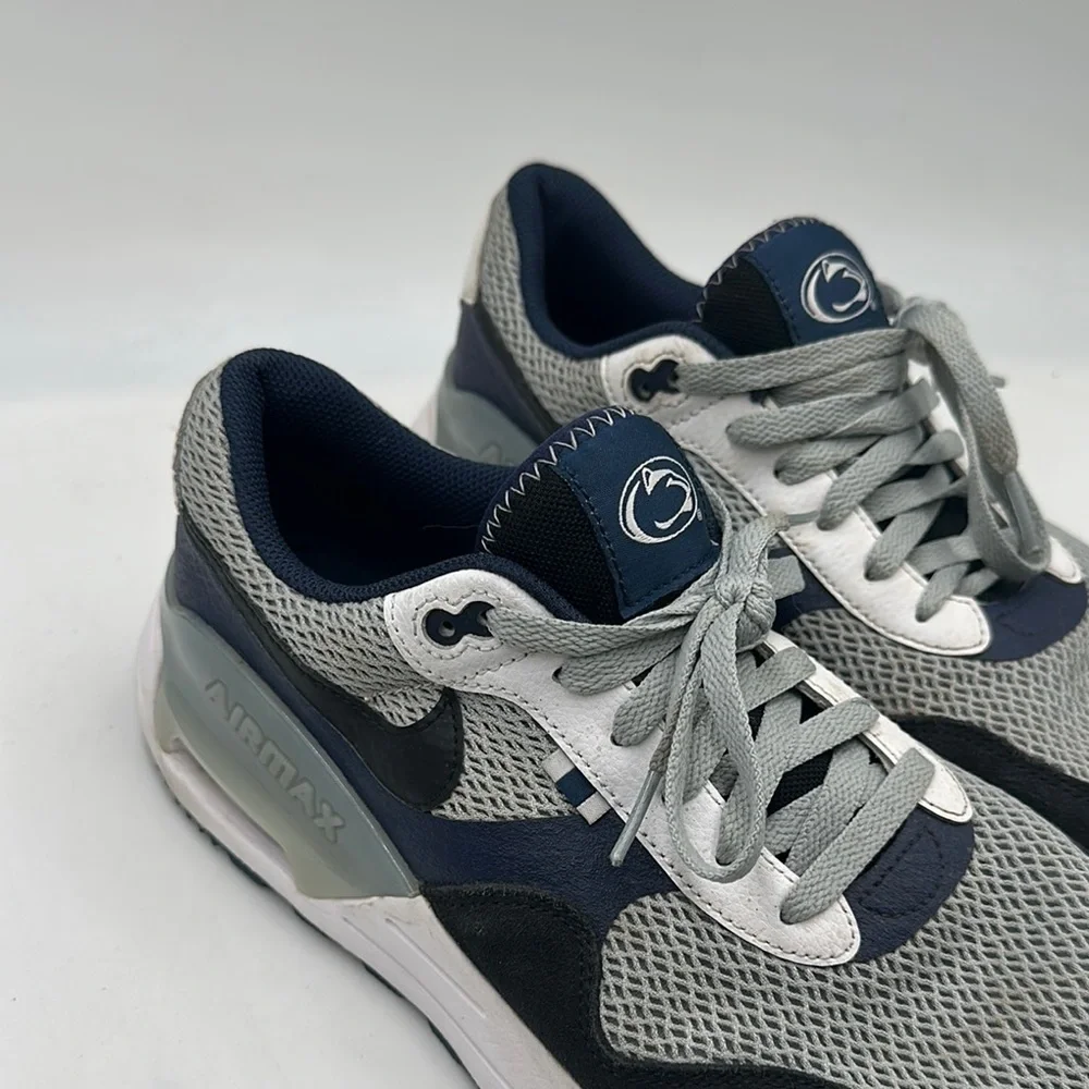 Nike Air Max SYSTM Penn State Nittany Lions Shoes Mens Sz 9 PSU Blue DZ7746-001